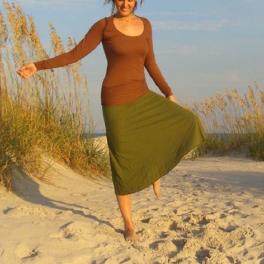 Gaia Conceptions Wanderer Below Knee Skirt